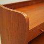 Vintage Sekretär Teakholz Braun 1970er Jahre 11