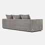 Kopenhaga Sofa 3-Sitzer Grau 4