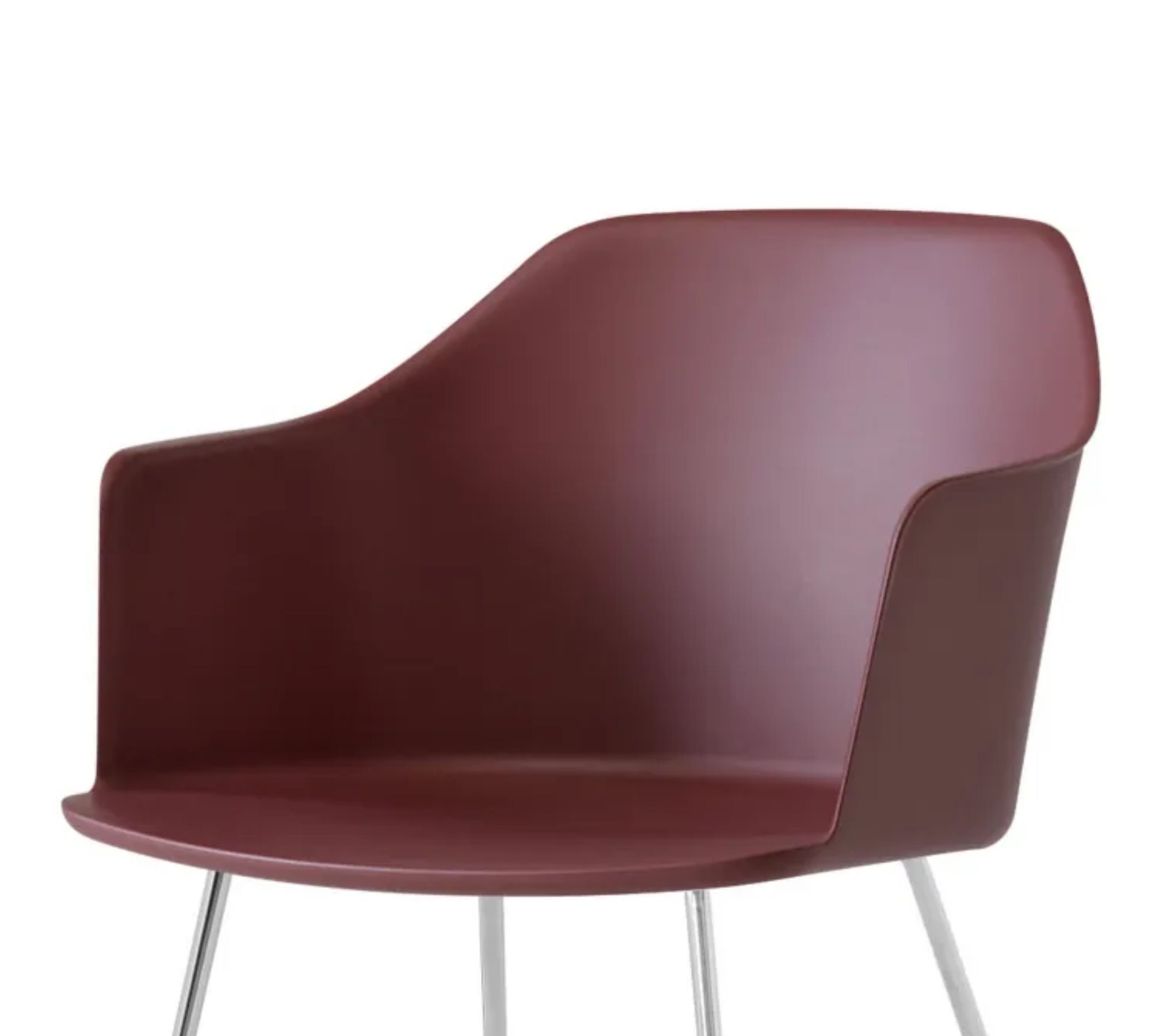 Rely HW33 Armchair Plastic Metal Red-brown 1