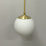 Grant 15 Pendelleuchte Glas Messing Weiß 1