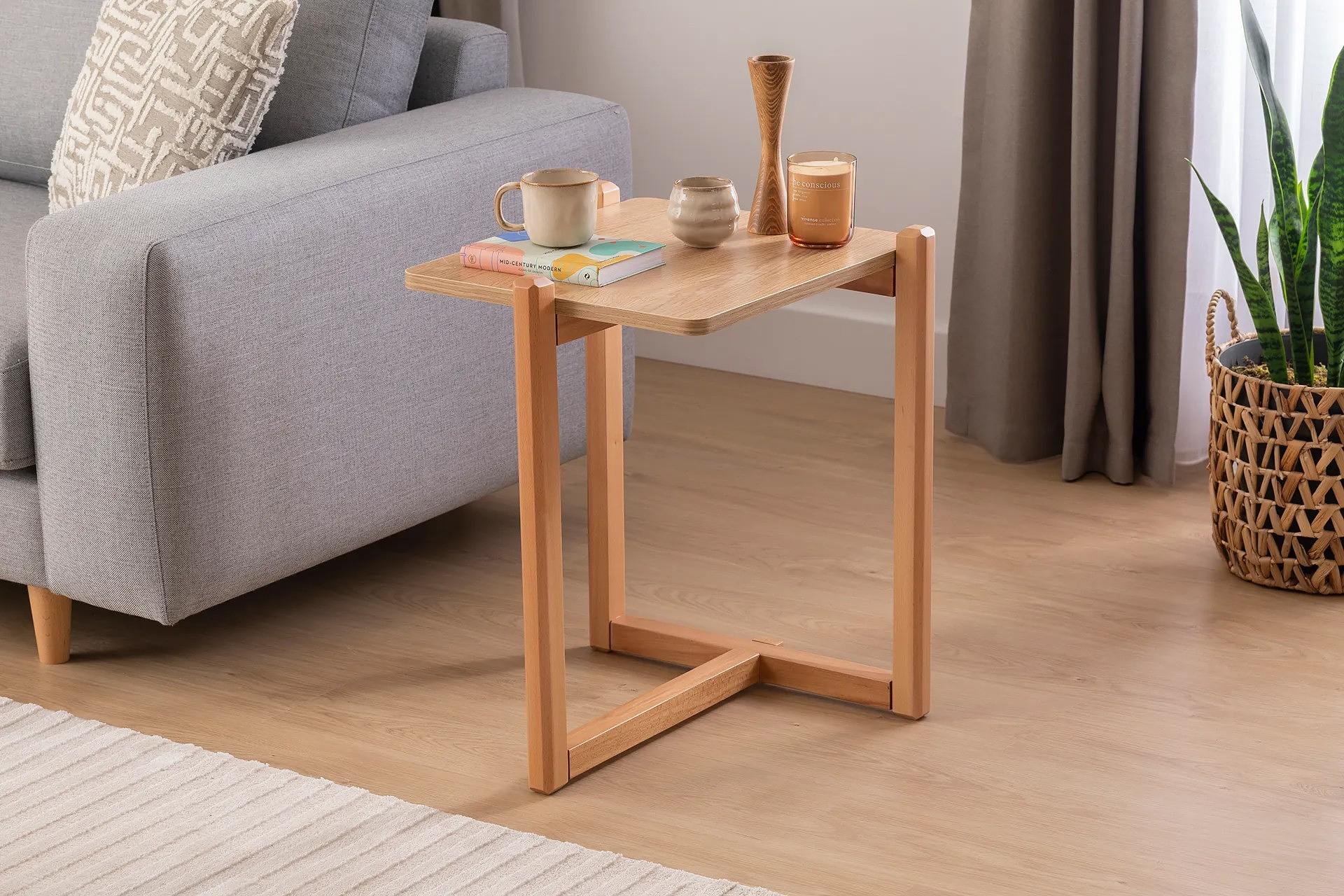 Maya Side Table Brown 1