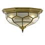 Flush VI Deckenleuchte Milchglas Messing 2-flammig 0