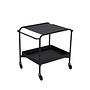 Push Serving Trolley Black 3