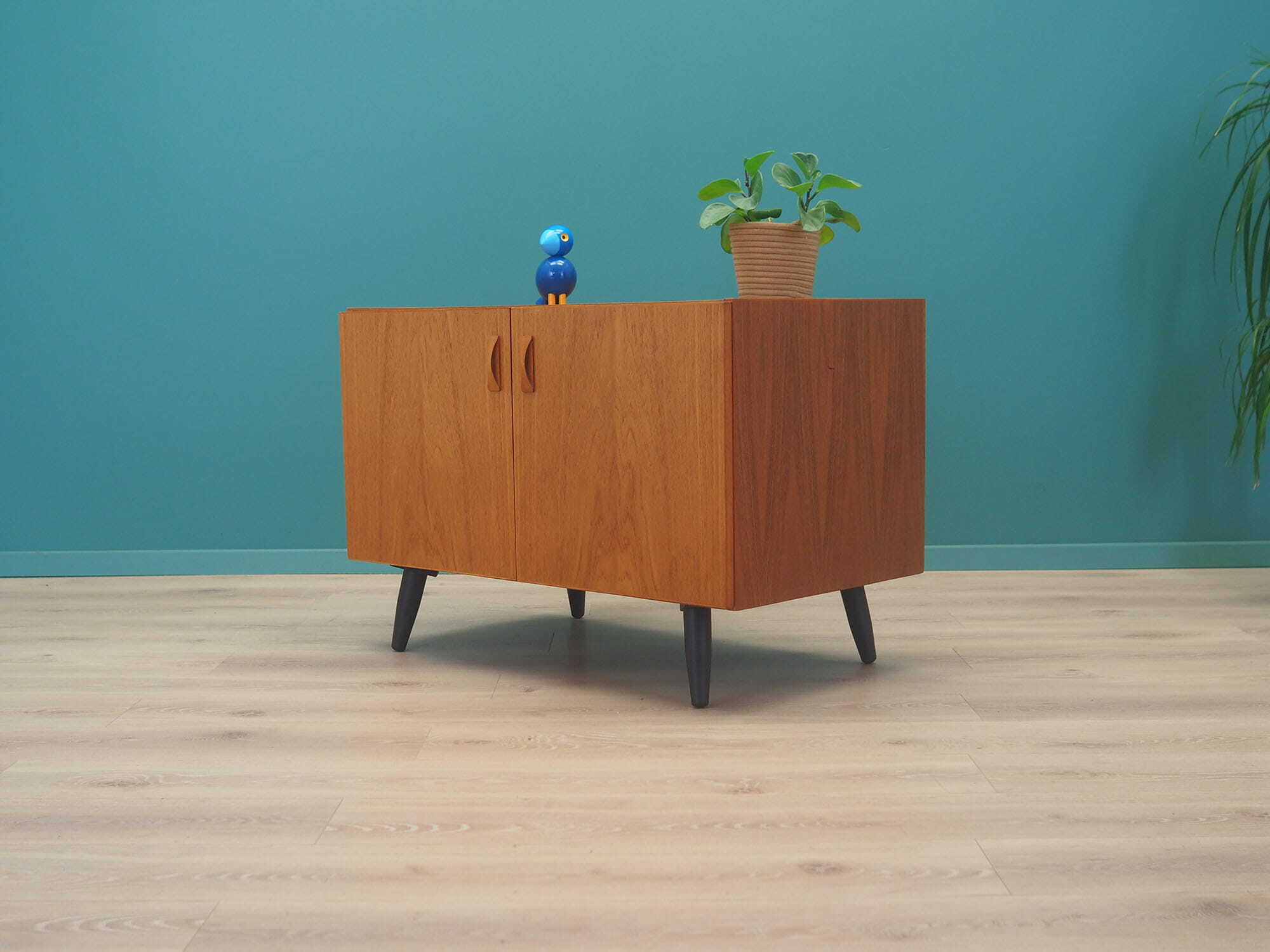 Vintage cabinet teak brown 1960s 3