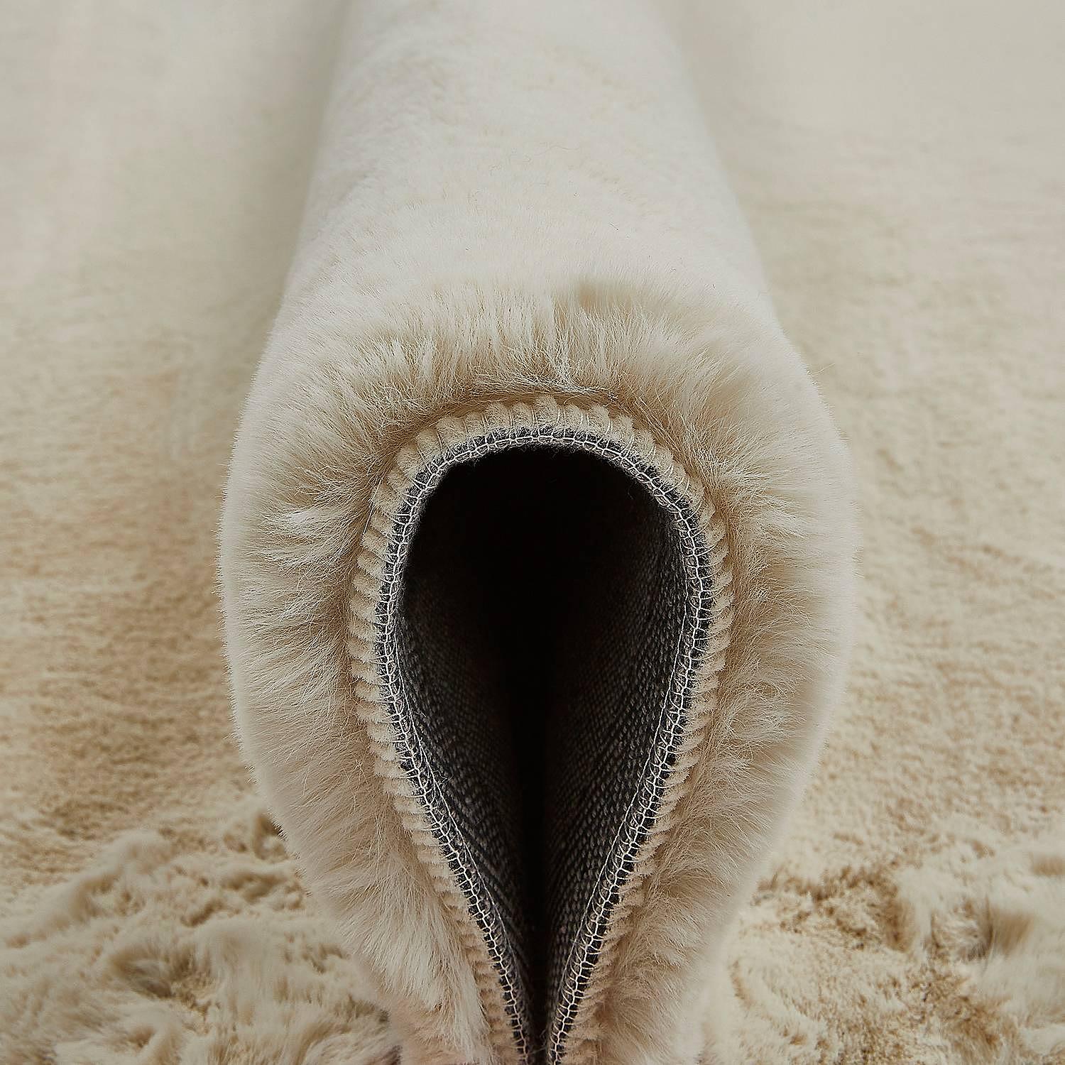 Loano Beige High-Pile Rug 3