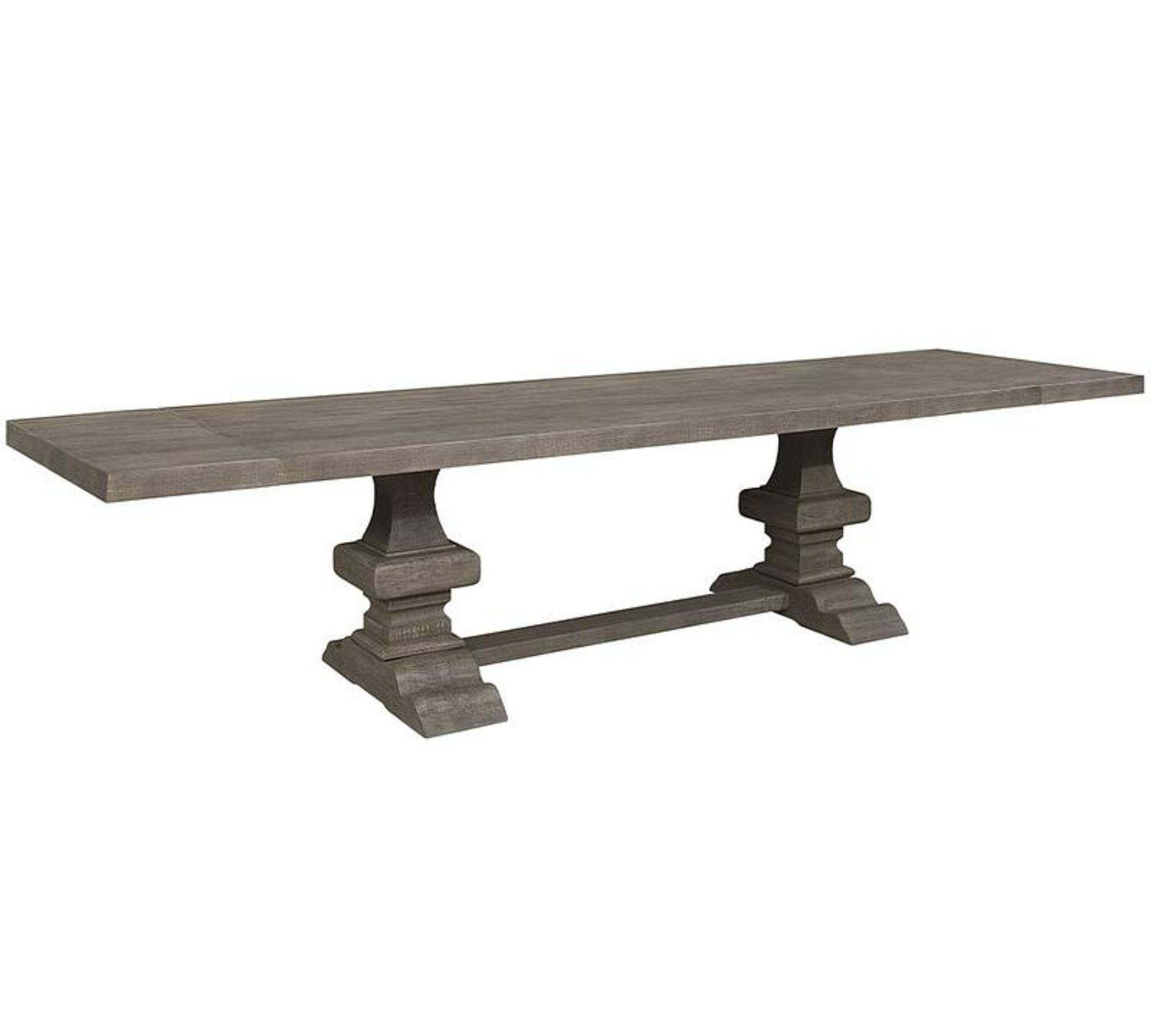 Esstisch Eichenholz Taupe 1