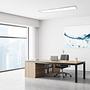 LED-Panel Nicola Aluminium Acrylglas Weiß 120 x 30 cm 2