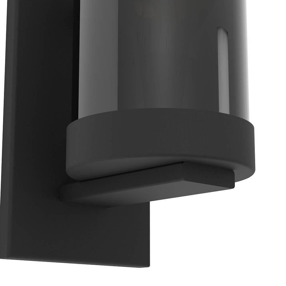 Wandleuchte Toothill 1-Flammig Rauchglas Stahl  4