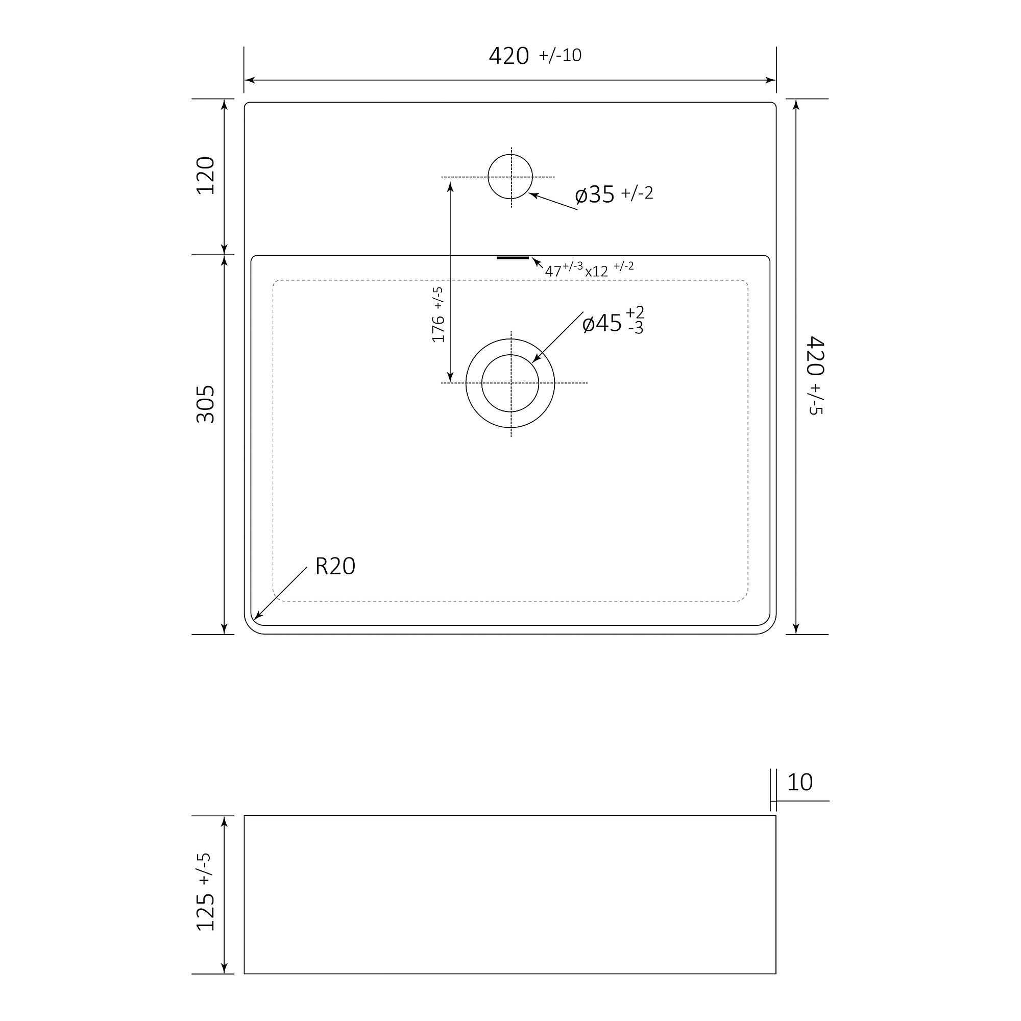 Mlovu Aufsatzwaschbecken Keramik Weiß  1
