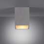 1-flammige Deckenleuchte Beton Metall Grau 2
