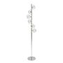 6-Flammig Stehleuchte Scala Balls Stahl Glas Silber 4