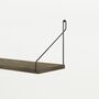 Shelf Regal Holz Metall Schwarz 1
