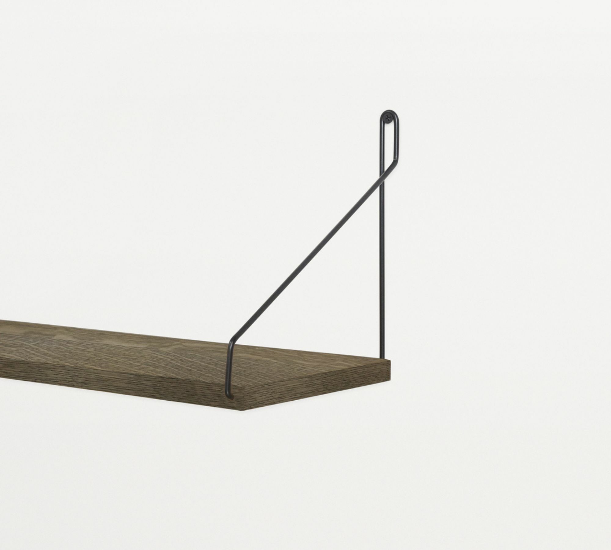 Shelf Regal Holz Metall Schwarz 1