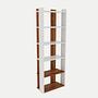 Sakran Bookshelf Wood Veneer White 2
