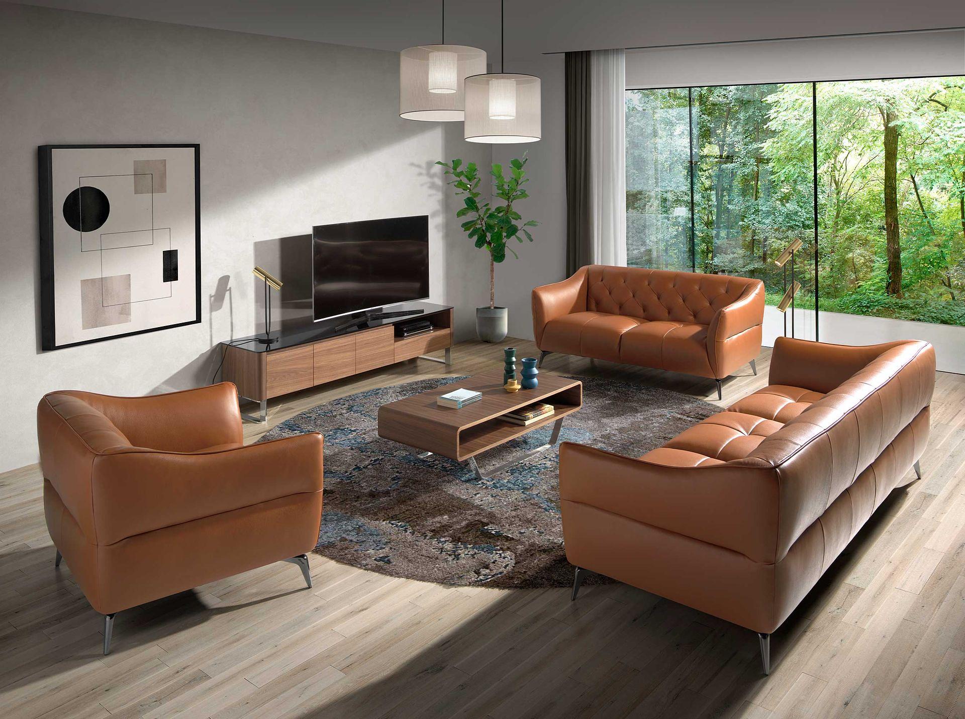 Lowboard wood veneer Chrome-plated steel 2