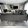 Sofa Récamiere Links Leder Taupe 4