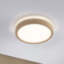 LED-Deckenleuchte Kunststoff Textil Beige 1