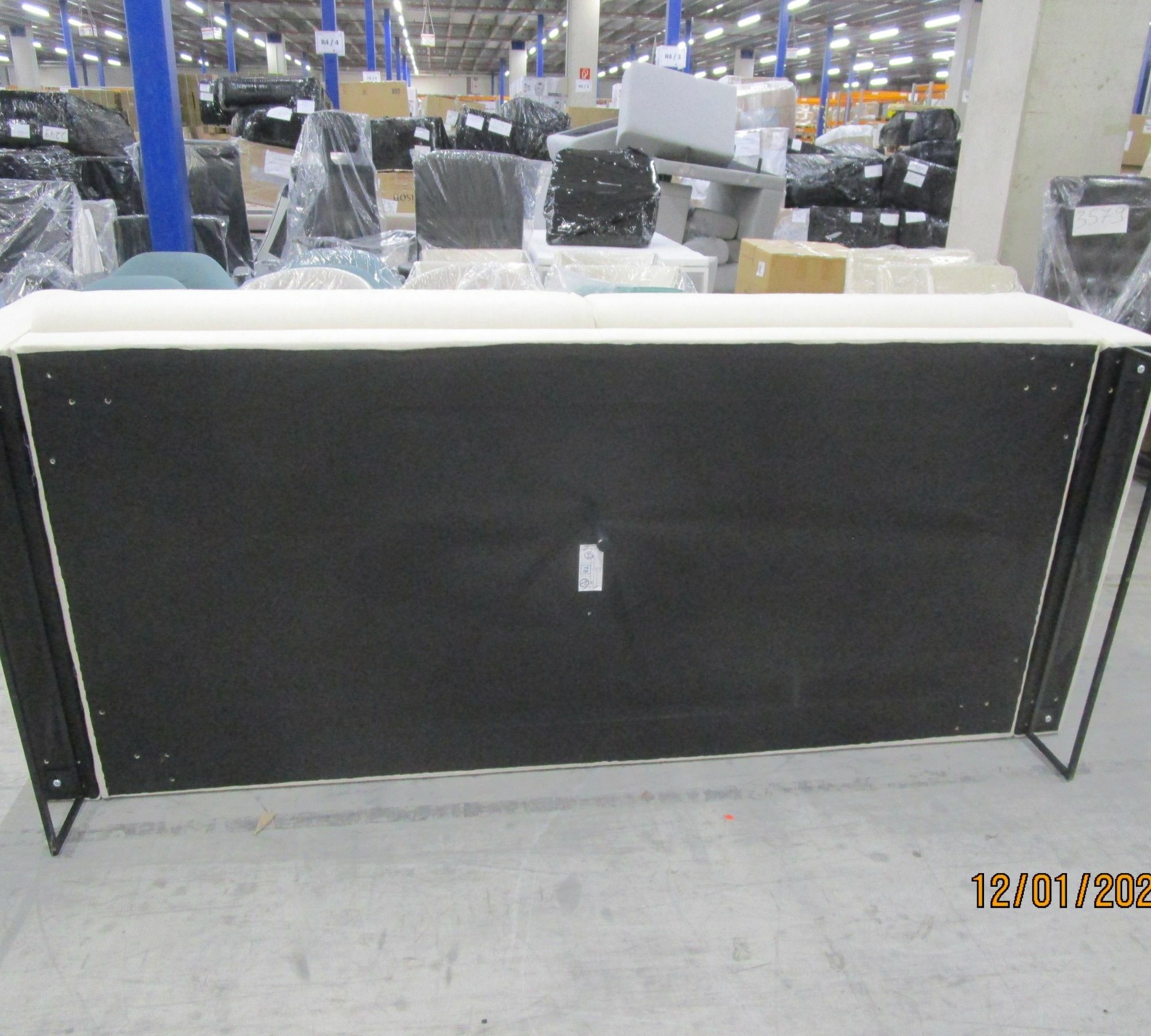 Tyme Sofa 2-Sitzer Webstoff Cremeweiß 7