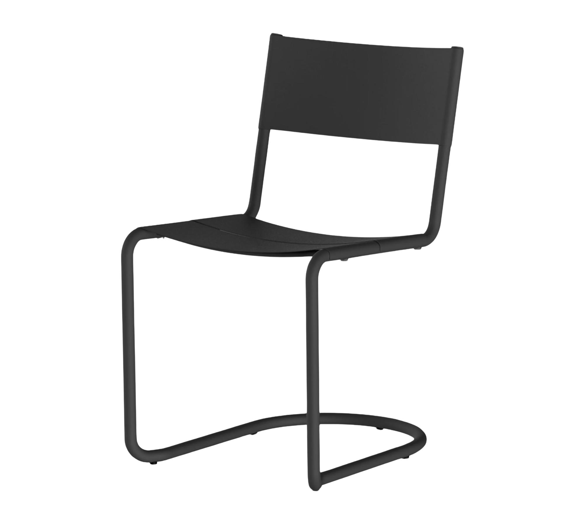 Sine Chair Stackable Black 1