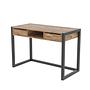Ogene Schreibtisch Holzfurnier Schwarz 5