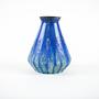 Ceramic Vase Blue 1960s 3