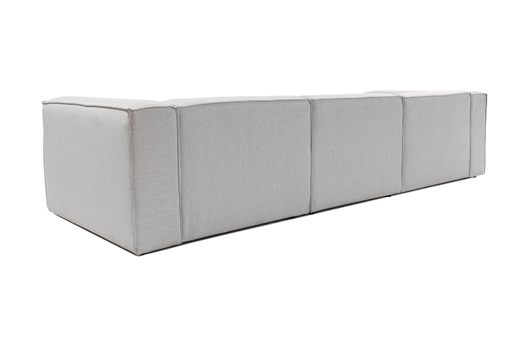 Fora 3-seater sofa light gray 5