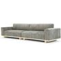 Aya Sofa 4-Sitzer Planet Grey Green 1