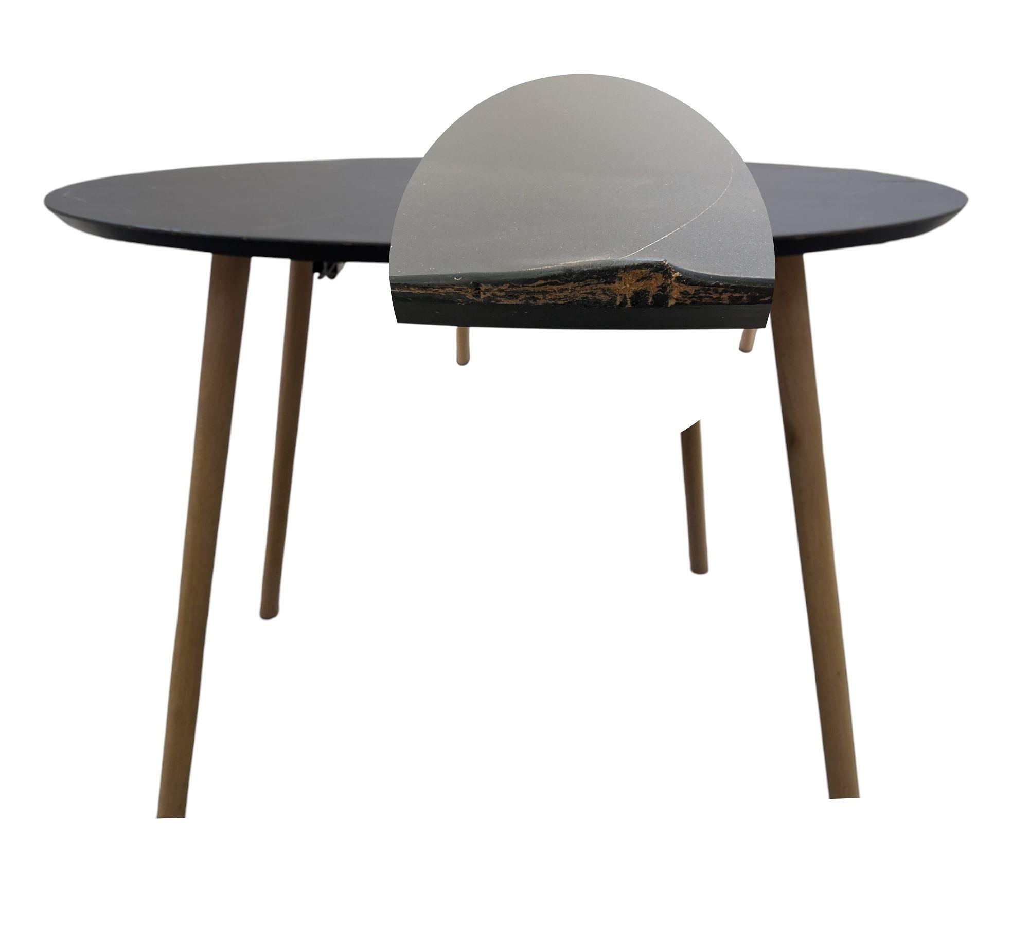 Amelia Dining Table Black Ø120 cm 5