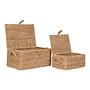 Bogra Basket Set 2-piece Seagrass Brown 1