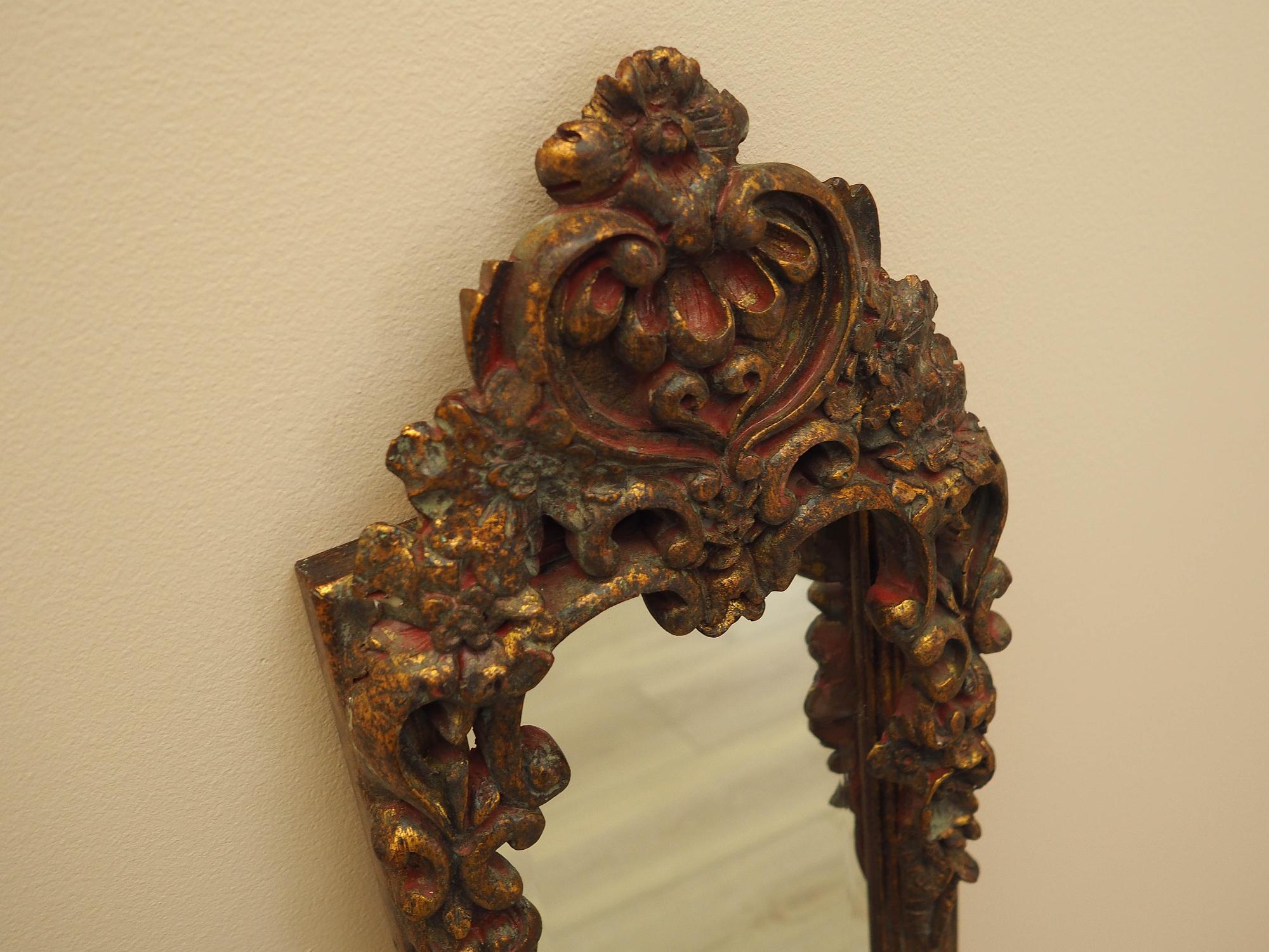 Mirror with wooden frame 4