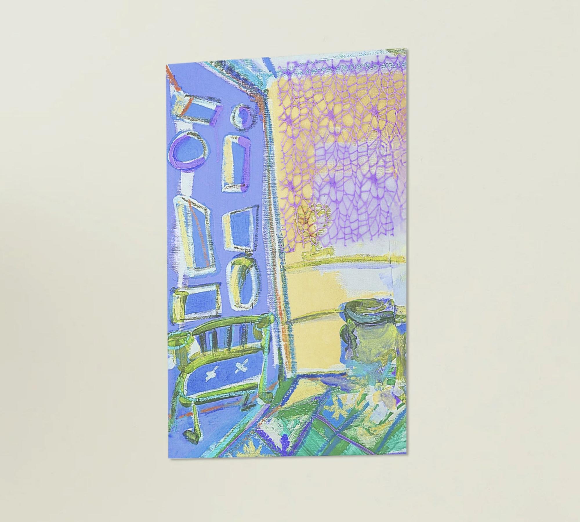 La Sala Azzurra Kunstdruck Mehrfarbig 2