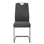 Dining chair Cotulla set of 4 metal black anthracite 4
