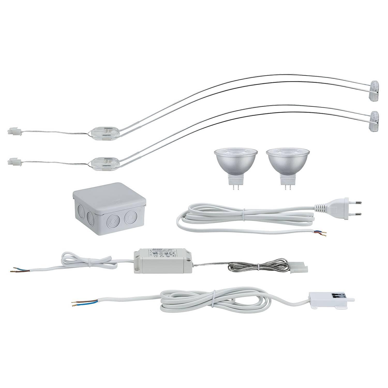 Chifley LED Wall Light Aluminium 2-bulb 2