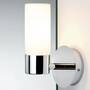 1-light wall lamp frosted glass chrome white 1