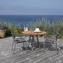ReCLIPS Gartenstuhl Grau Armlehne Dunkelgrau 0