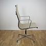 Aluminium Chair EA 112 Swivel Hopsack Beige 5