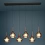 Pendant light Almoster Type B 6-Light Steel Black Copper 4