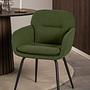 Armchair LAVINA Fabric Steel Dark Green 2