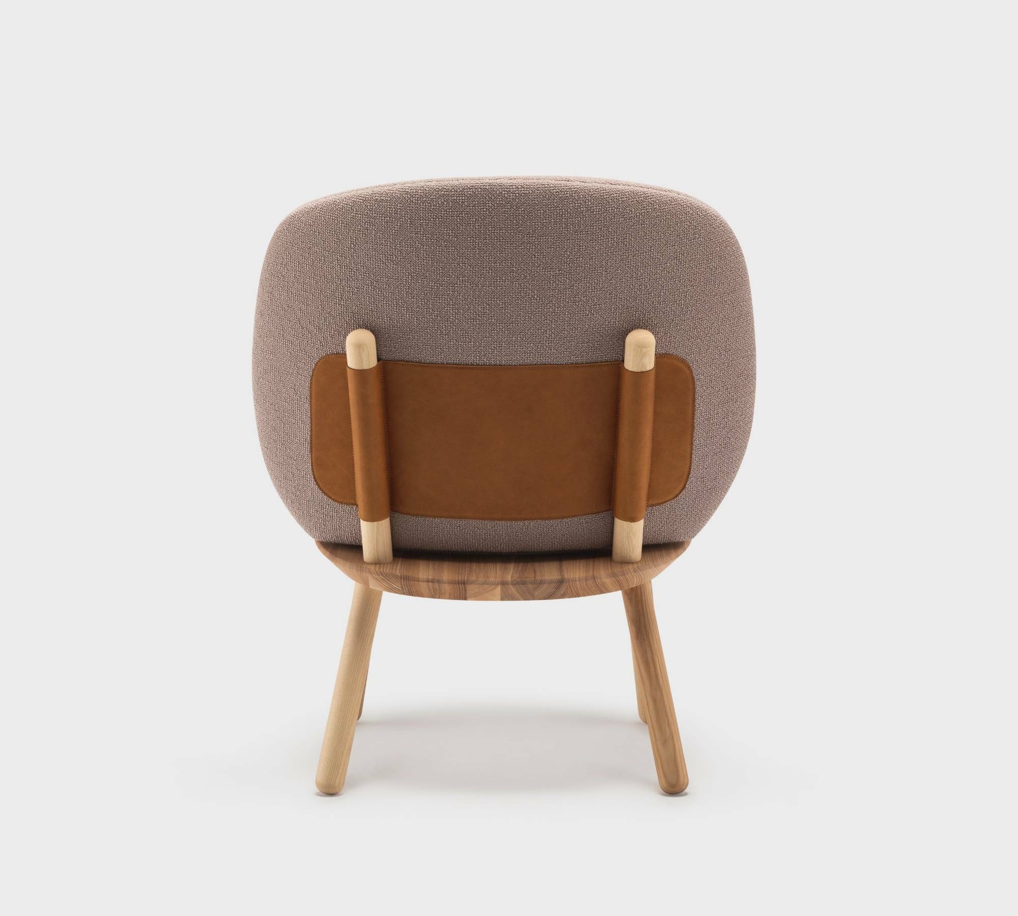 Naïve Armchair Ash wood Fabric Taupe 4
