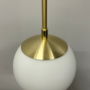 Grant 15 Pendelleuchte Glas Messing Weiß 2
