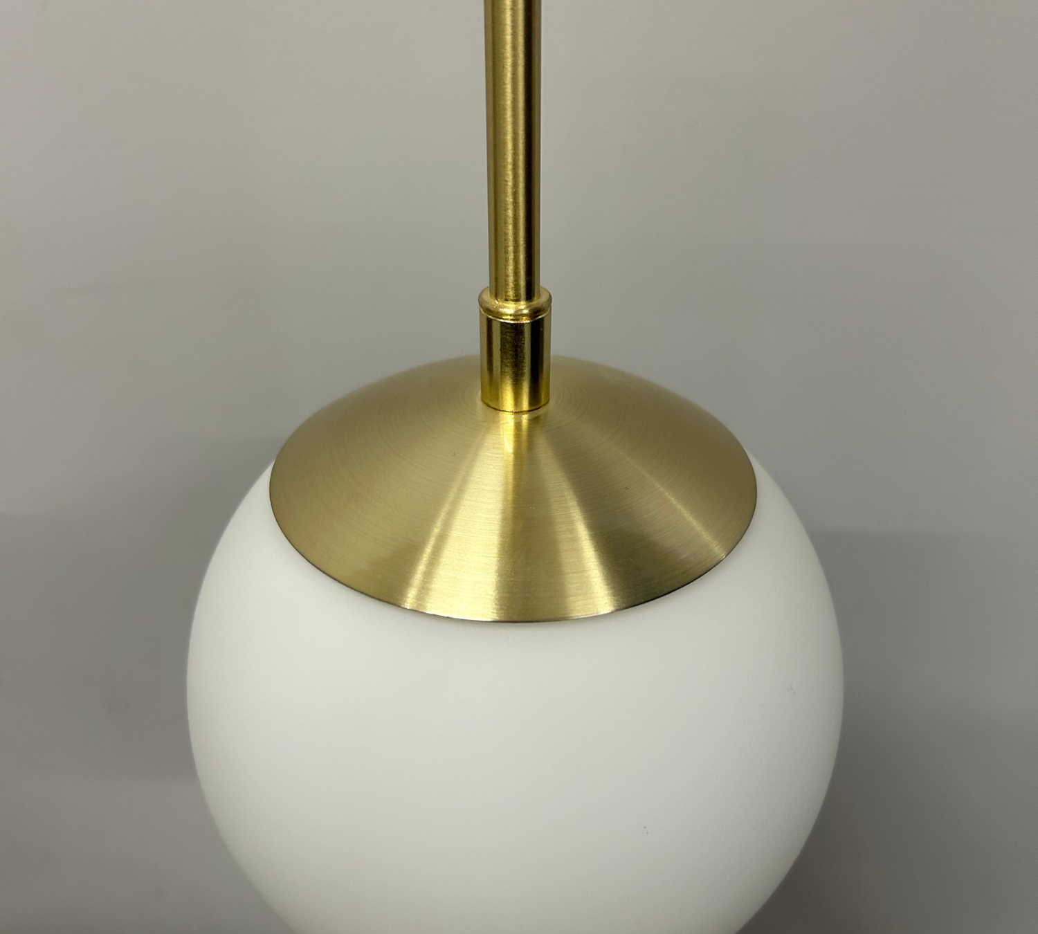 Grant 15 Pendelleuchte Glas Messing Weiß 2