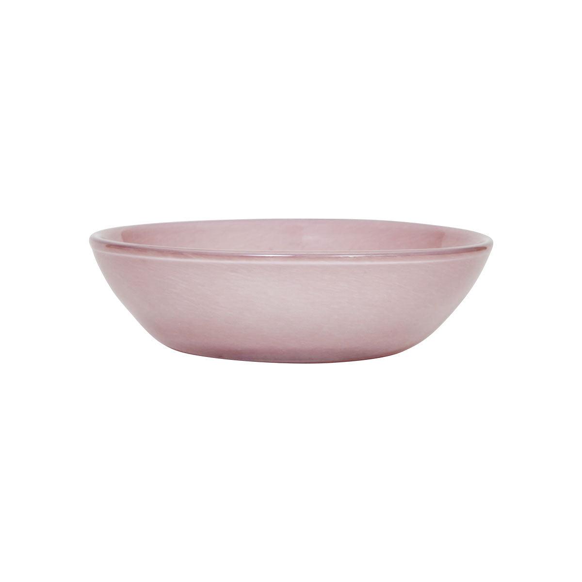 Kojo Bowl Large Glass Pink 0