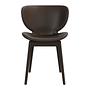 Hamilton Dining Chair Leather Oak Wood Brown 1