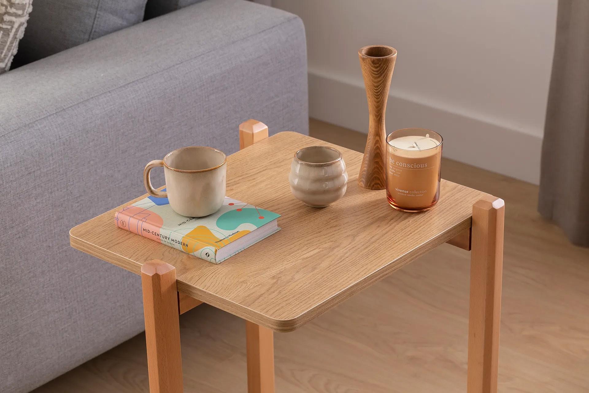 Maya Side Table Brown 2