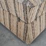 Saporiti Sofa 3-seater Fabric Beige Wood 1960s 7