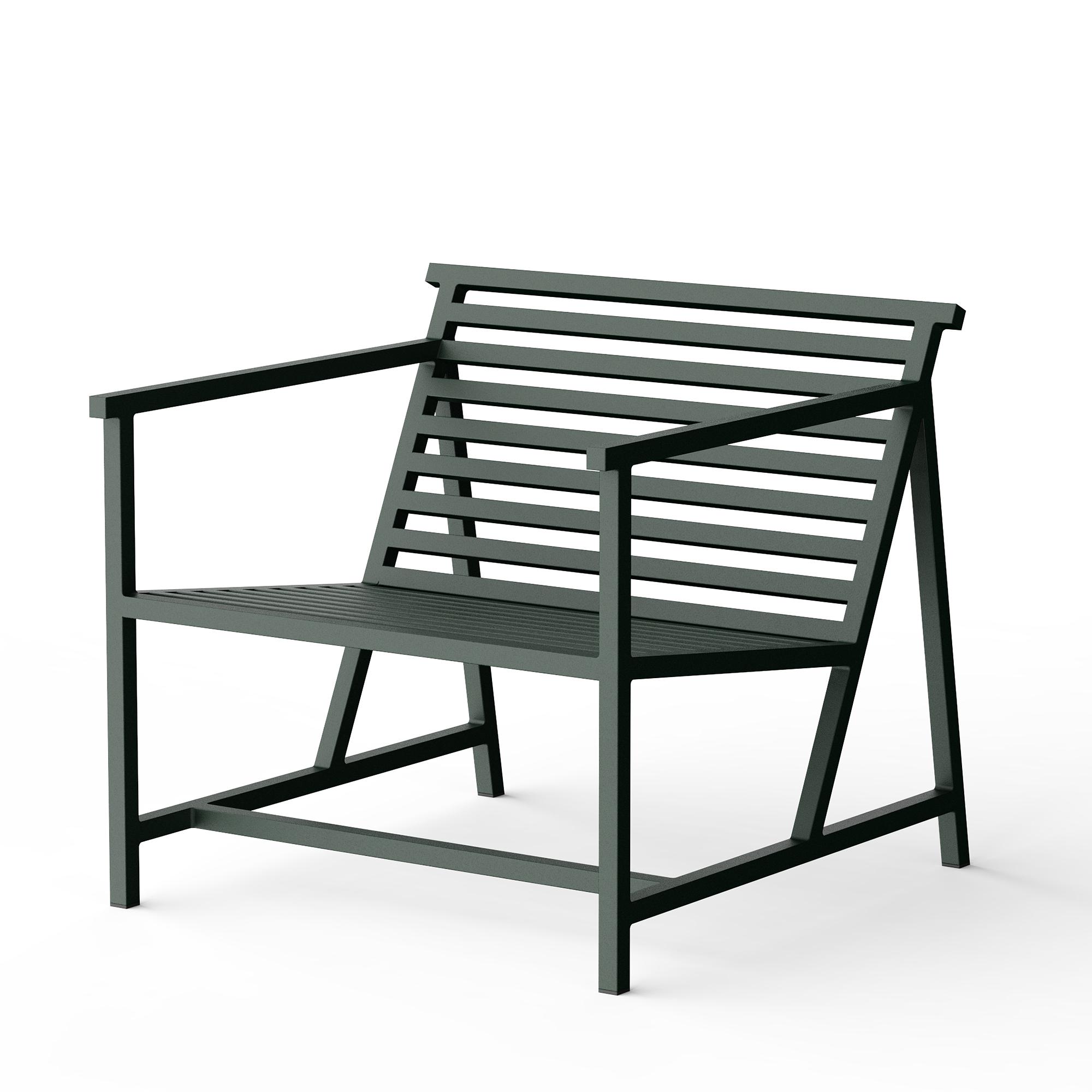 19 Outdoors Gartenstuhl Aluminium Grün 0
