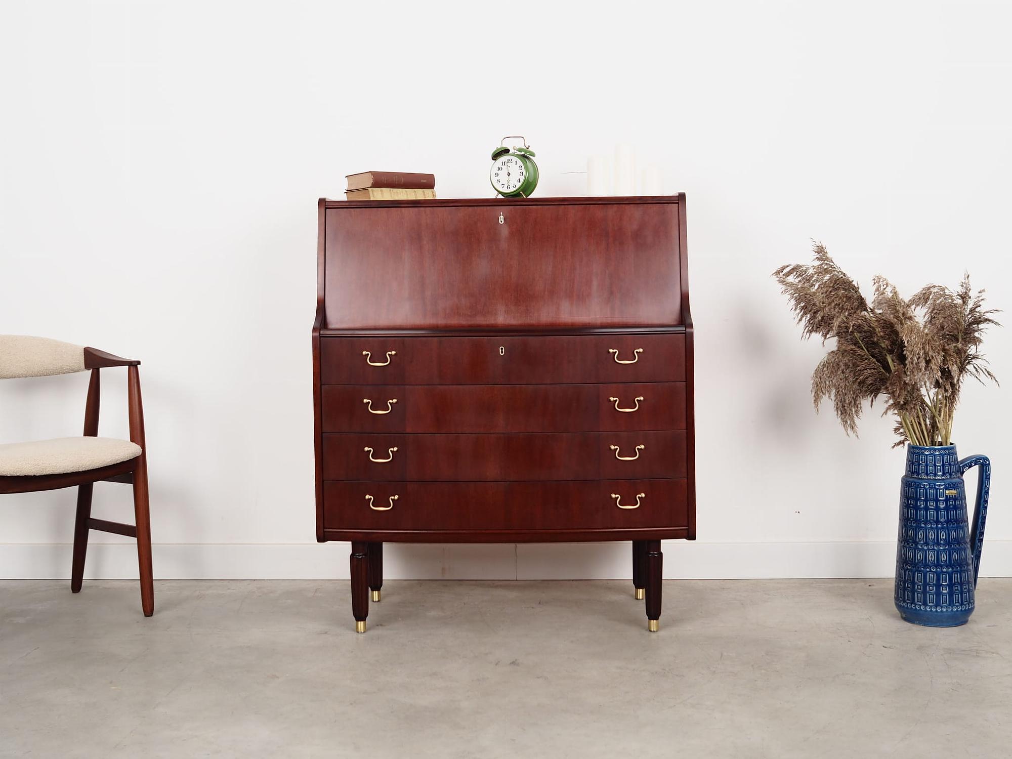 Mahogany secretary 1970 Jahre 1