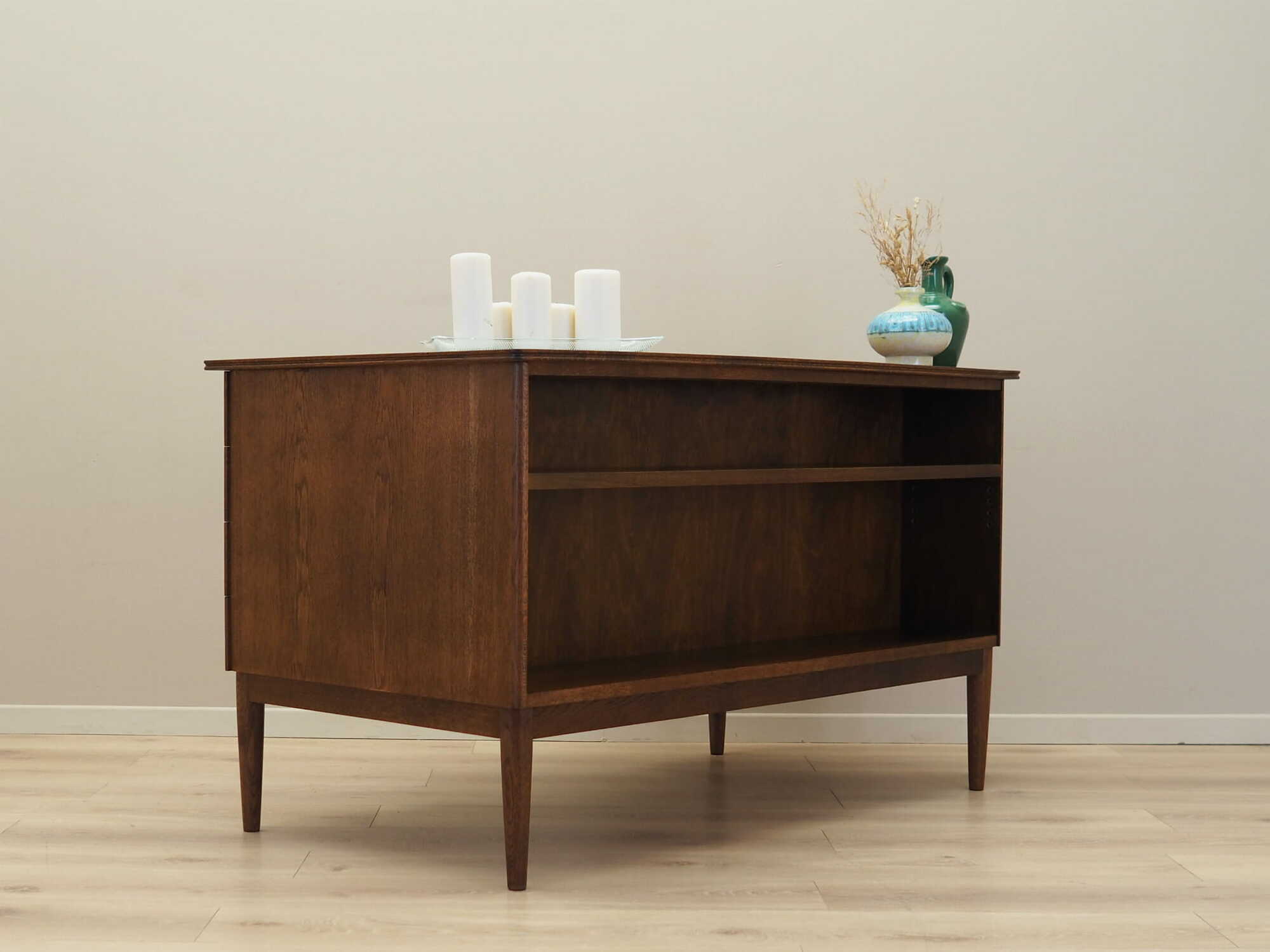 Desk Wood Brown 1970s 6
