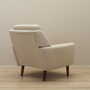 Armchair Textile Wood Cream 1970s 9