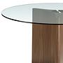 Esstisch Glas Braun Ø 150cm 4